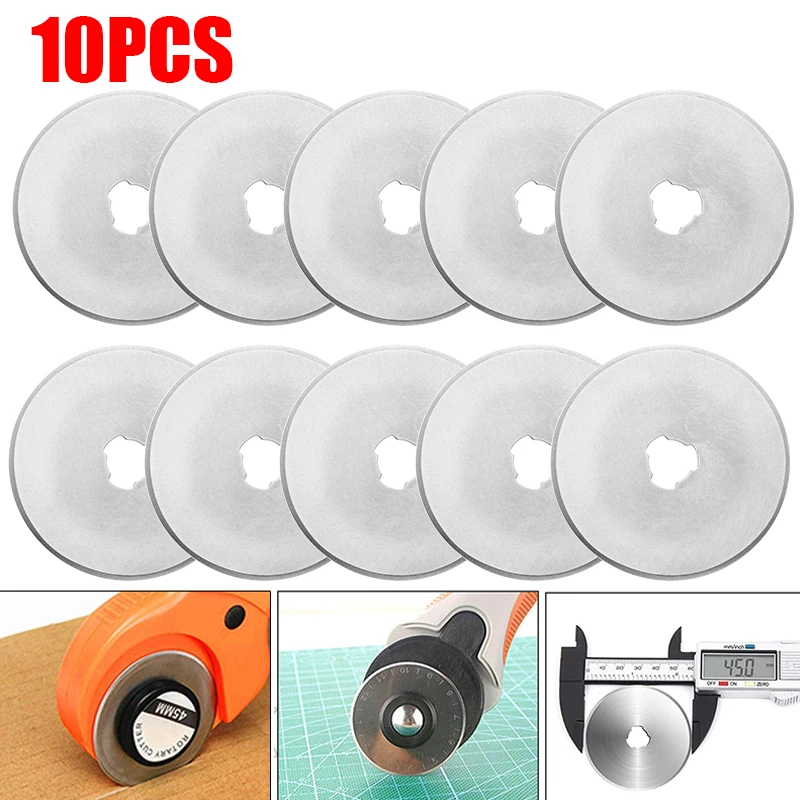Rotary Cutter Fabric - 10Pcs Roterende Messen Circulaire Snijden Patchwork