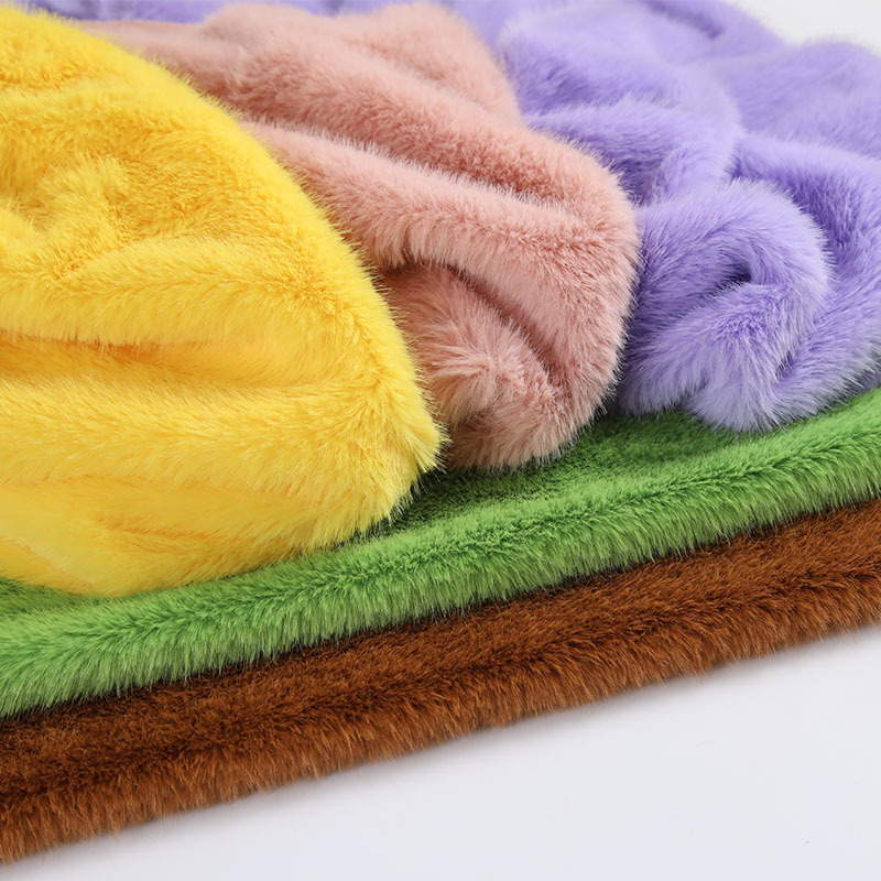 Sewing Garments - Hoog-laagpolig faux pluche imitatiebont materiaal voor