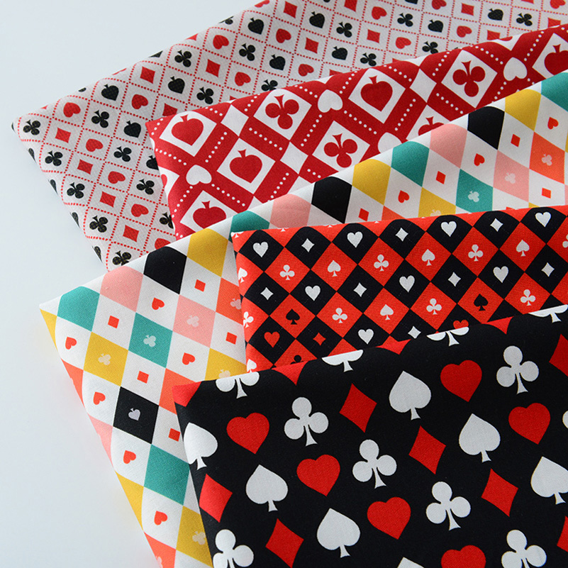 Sewing Textiles - Ins Poker Element Katoen Digitaal Afdrukken