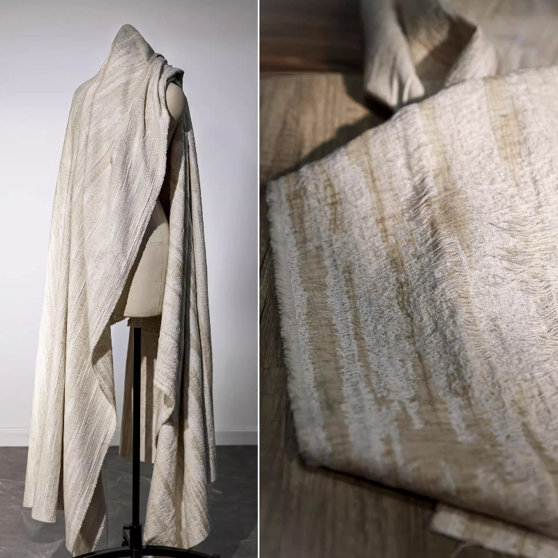 Sewing Recycle - Linnen Creatieve Gerecyclede Jacquard Stof Katoen