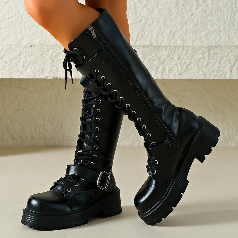 Platform chunky sole dames kni - Sewing Garment recensie en prijs