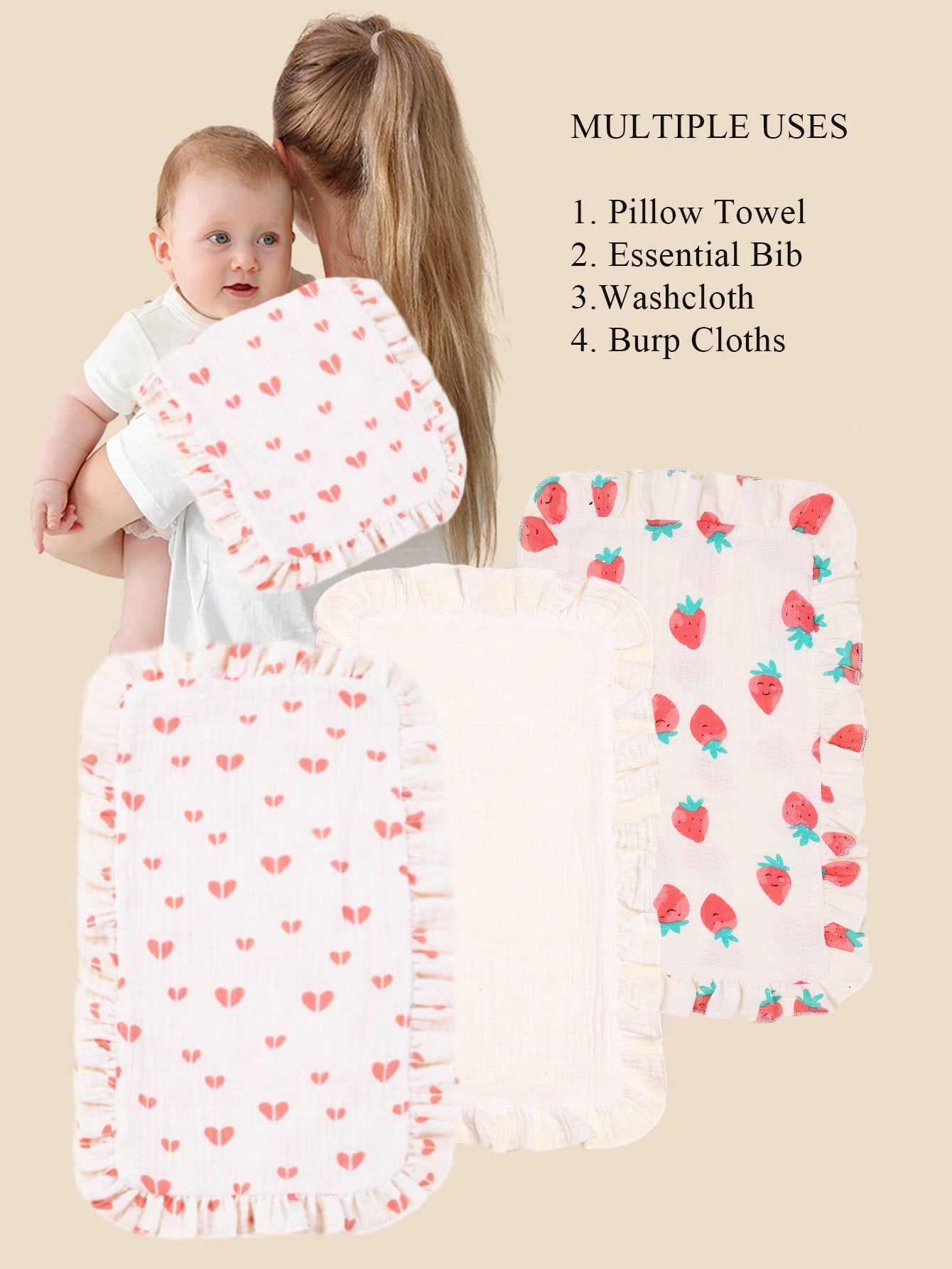 3 stks/set Zachte Mousseline K - Shoulder Pad Set In recensie en prijs