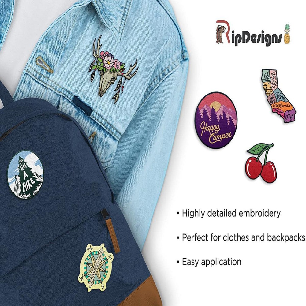 Cartoon Landschap Ruimte Gewev - Sewing Labels recensie en prijs
