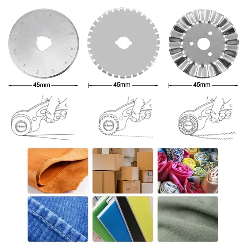 45MM Roller Wheel Mes Doek Sni - Rotary Cutter Fabric recensie en prijs