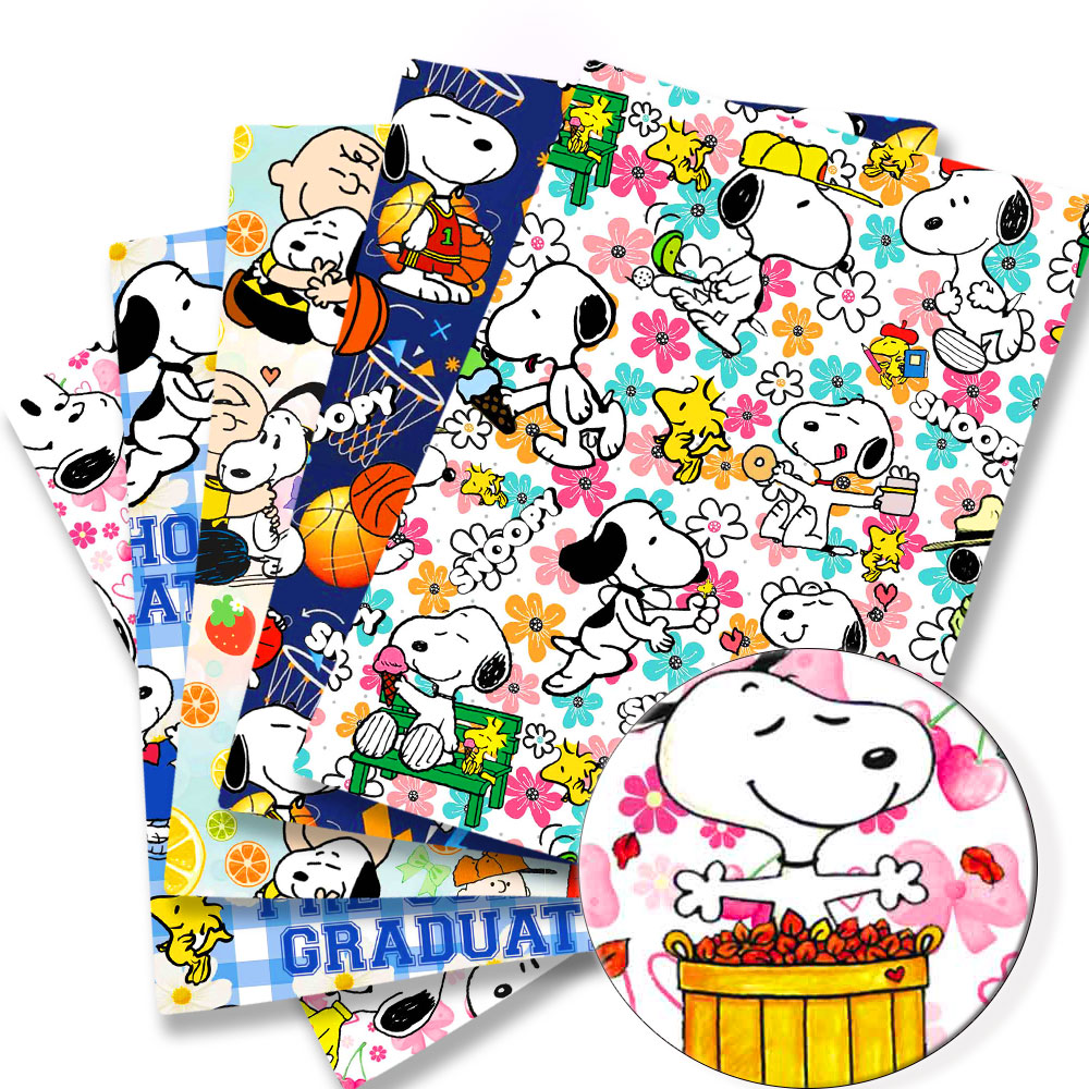 TAKARA TOMY Snoopy stof 140x50 - Sewing Textiles recensie en prijs