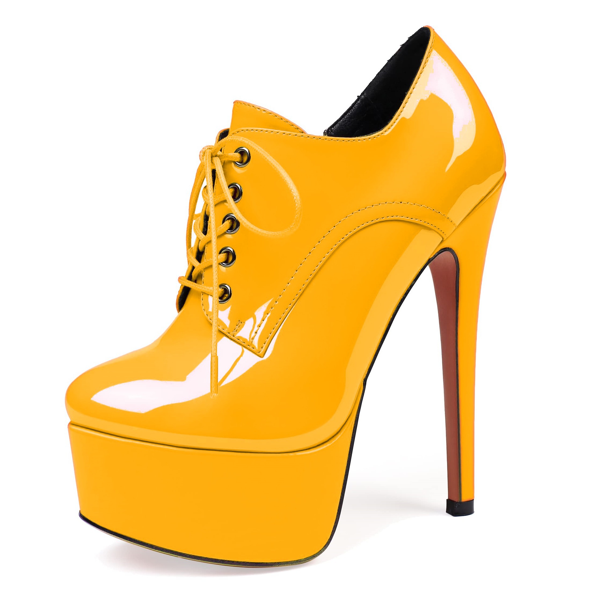 Platformpumps met hoge hak voo - Sewing Front Zipper recensie en prijs