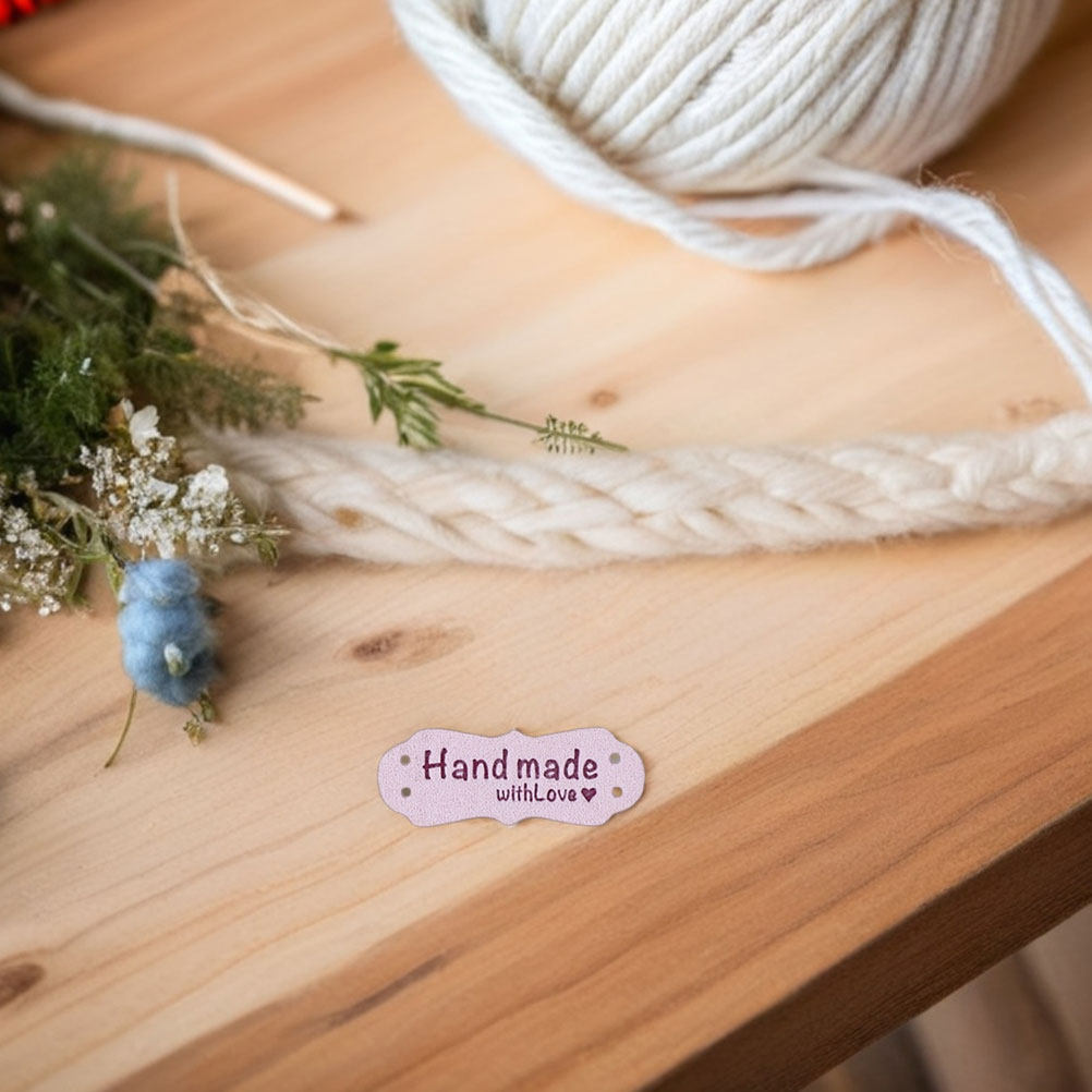 100 stuks handgemaakte reliëf  - Sewing Labels recensie en prijs