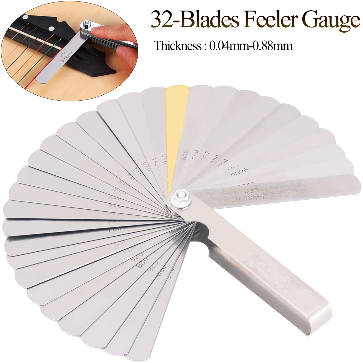 32 stks/set Gitaar String Hoog - Seam Gauge Metal recensie en prijs