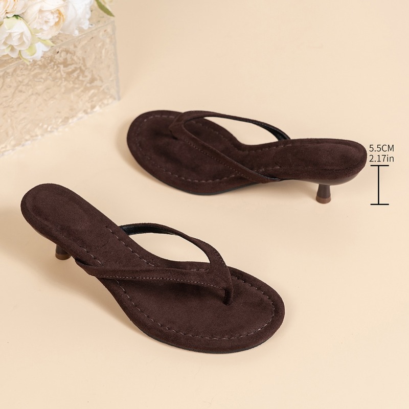 Dames bruine sandalen met dunn - Sewing Nylon recensie en prijs