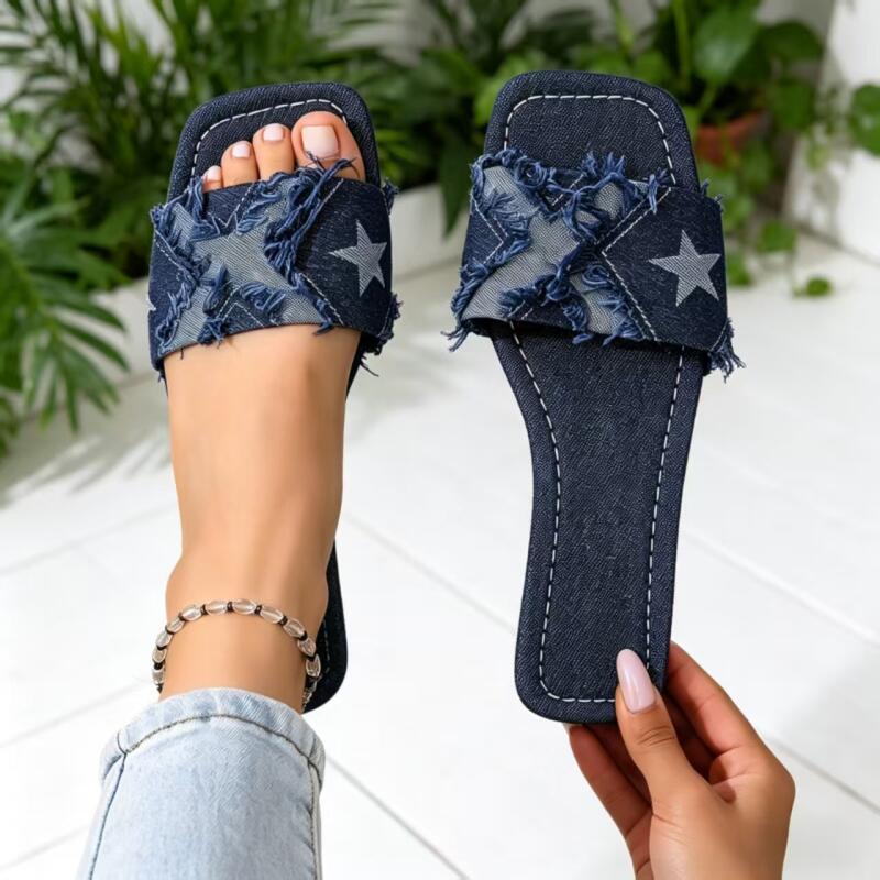 Y2K Denim Bandjes Sandalen met - Sewing Expert recensie en prijs
