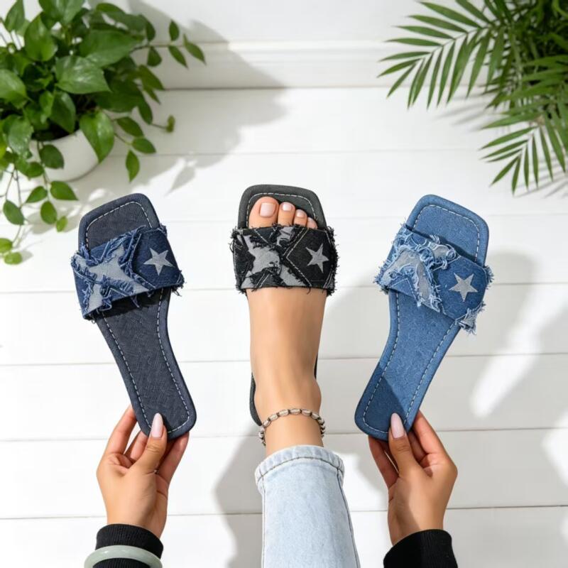 Y2K Denim Bandjes Sandalen met - Sewing Expert recensie en prijs