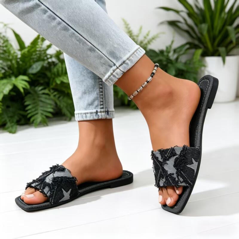 Y2K Denim Bandjes Sandalen met - Sewing Expert recensie en prijs