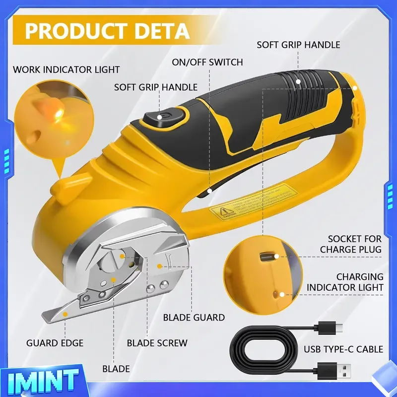 2000mAh Draadloze Elektrische  - Rotary Cutter Fabric recensie en prijs