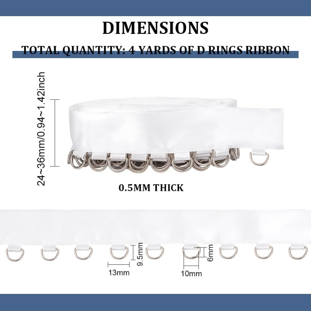 4 yards witte doorvoertule tri - Sewing Garments recensie en prijs
