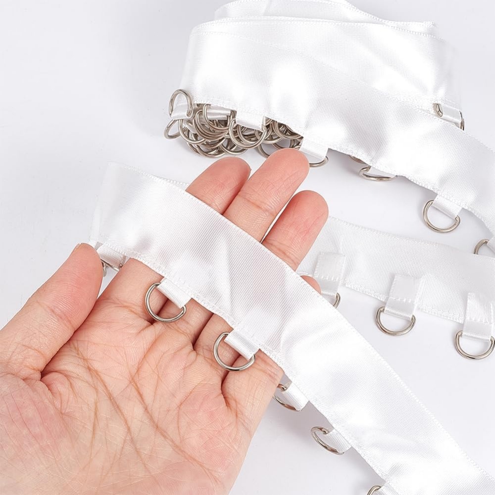 4 yards witte doorvoertule tri - Sewing Garments recensie en prijs