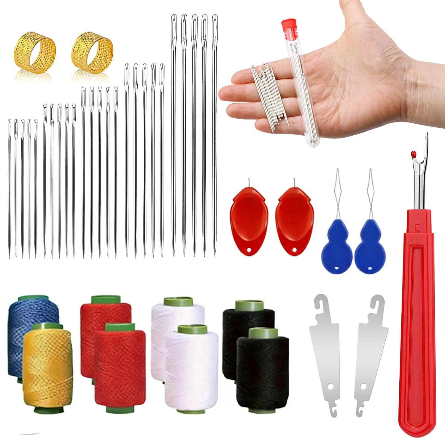 43-delige Big Eye naaldset, hu - Sewing Garments recensie en prijs