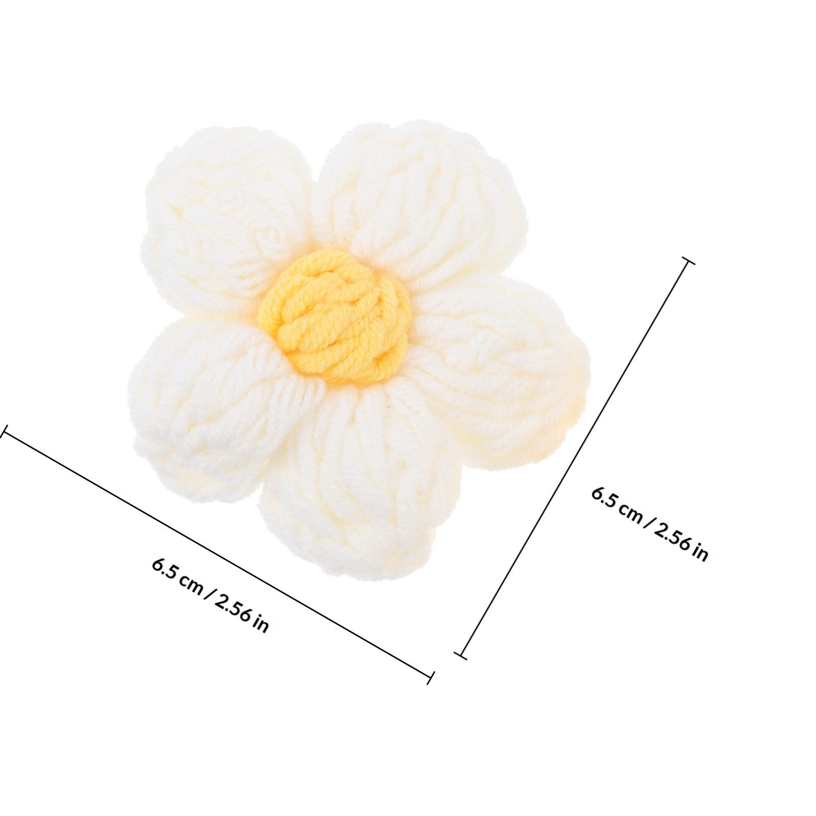 4 stuks gehaakte bloemen DIY a - Sewing Garments recensie en prijs
