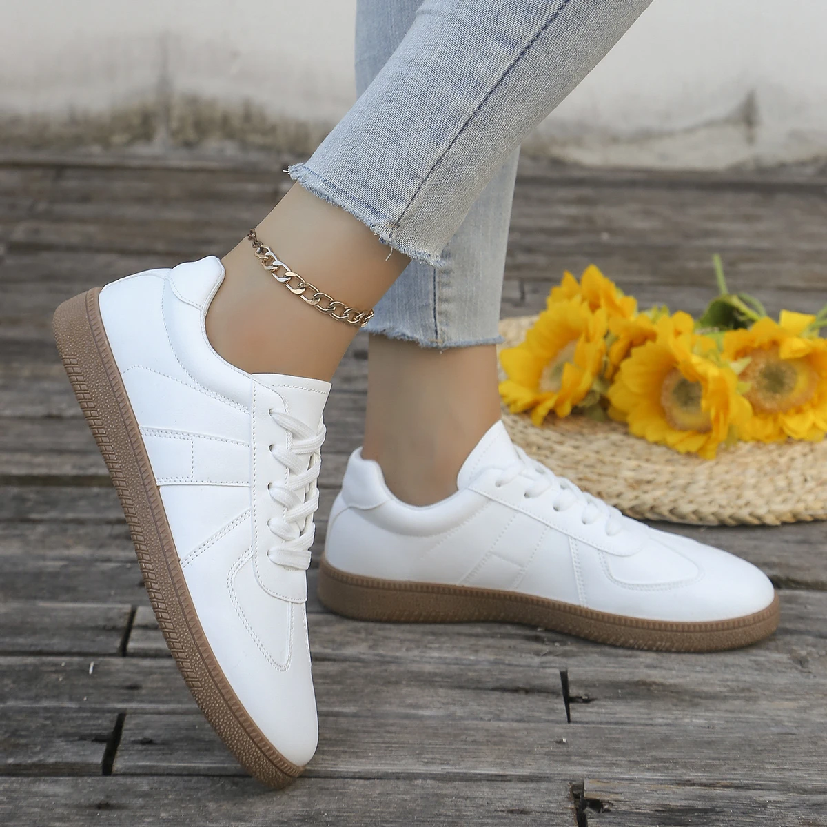 Casual witte sportschoenen voo - Sewing Garment recensie en prijs