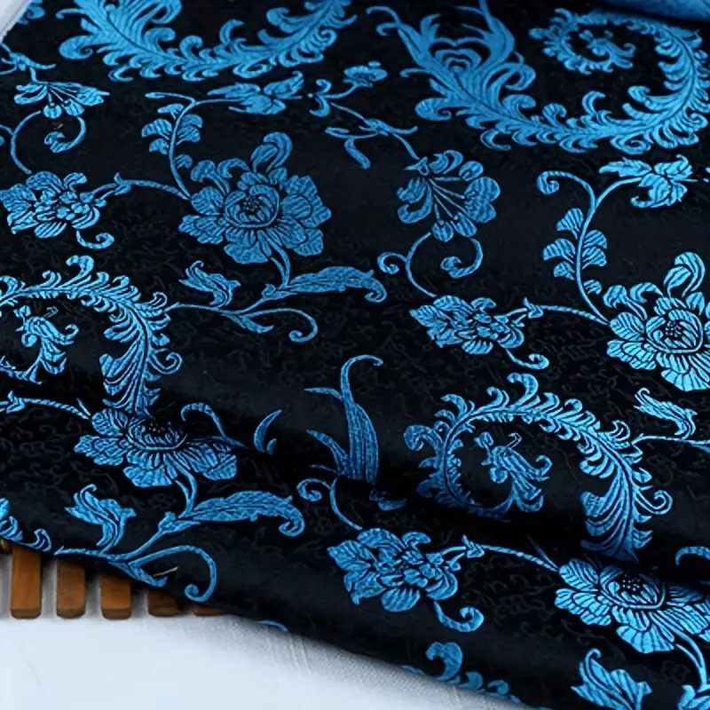 3D Blue Phoenix Tail brokaatst - Sewing Garments recensie en prijs