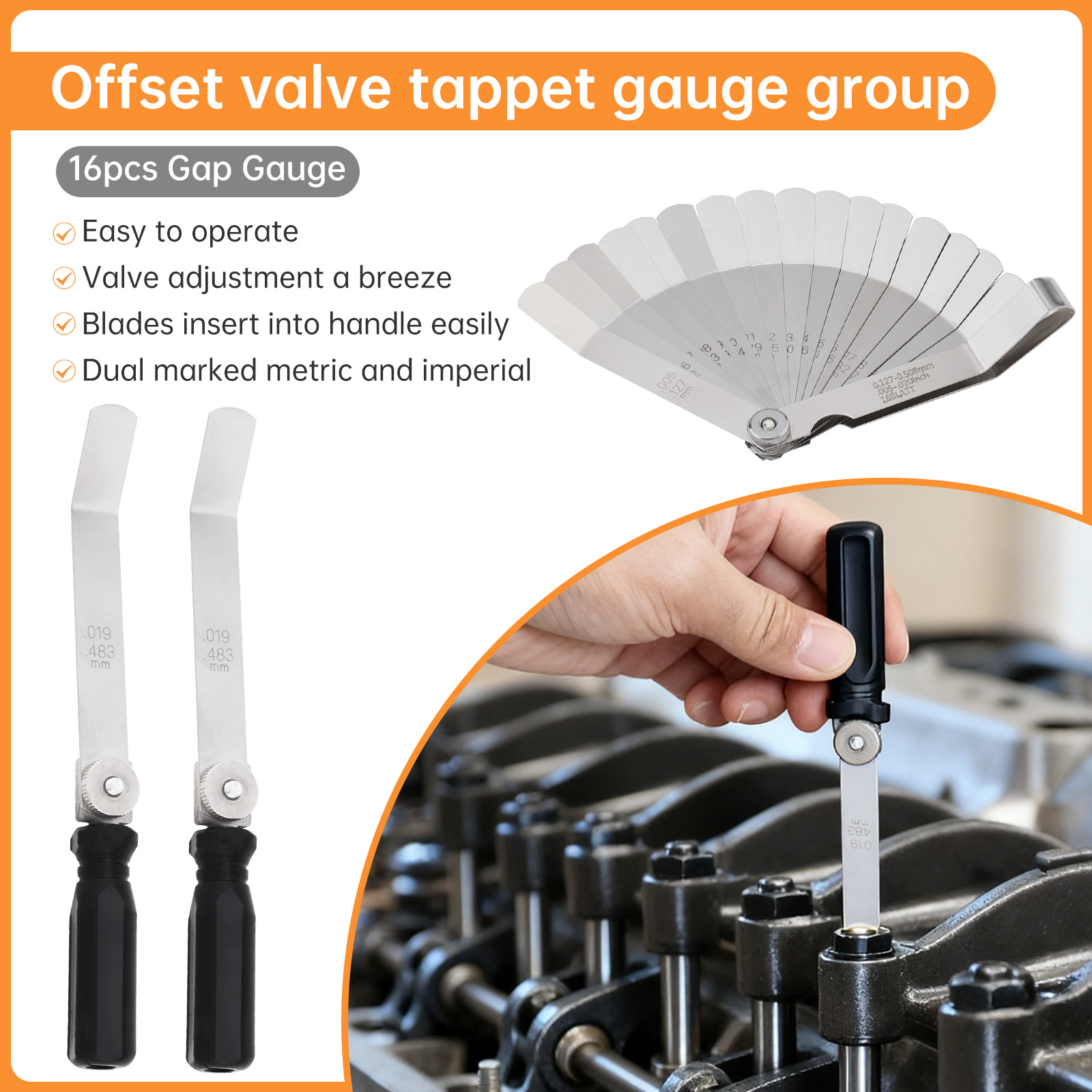 Roestvrijstalen offsetklepstot - Seam Gauge Metal recensie en prijs