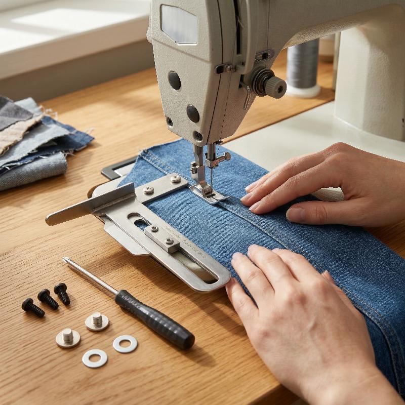 Drie-naalds vijfdraads zigzagv - Sewing Textiles recensie en prijs
